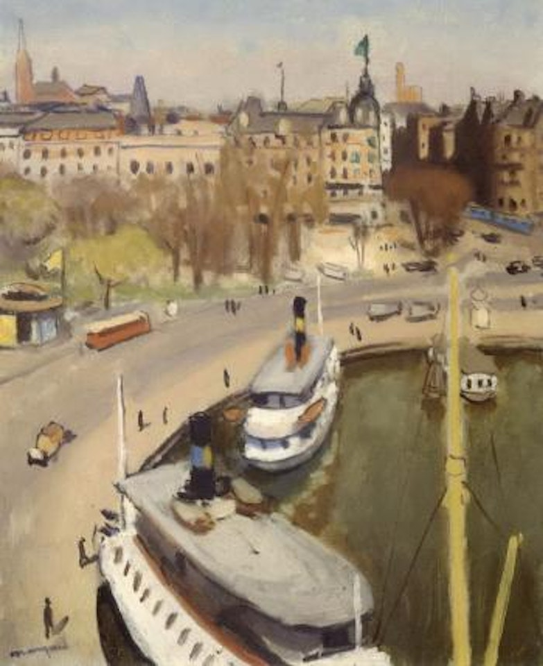 Le port de Stockholm by Albert Marquet