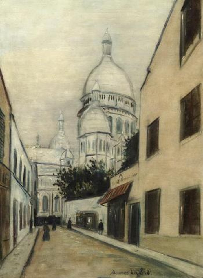 Rue du Chevalier de la Barre by Maurice Utrillo