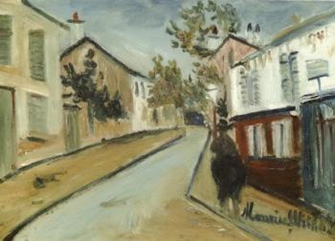 Rue a Montmartre by Maurice Utrillo