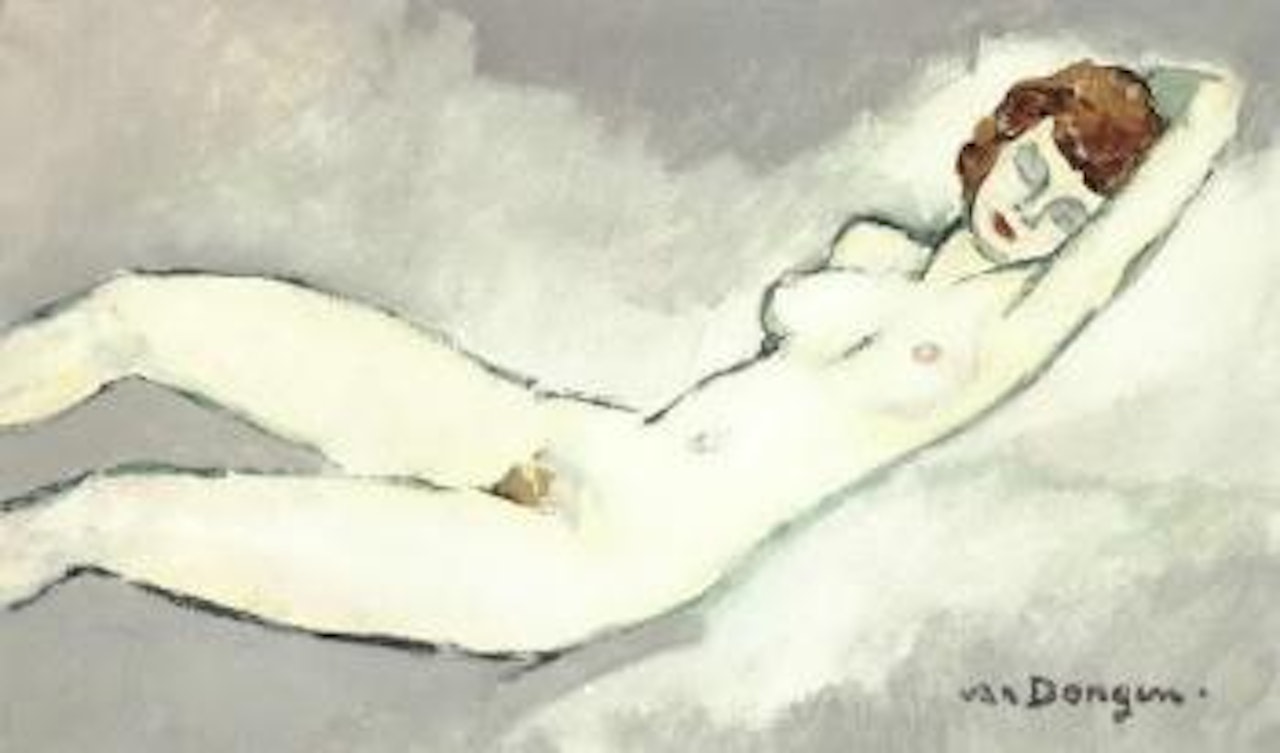 Femme nue allongee by Kees van Dongen