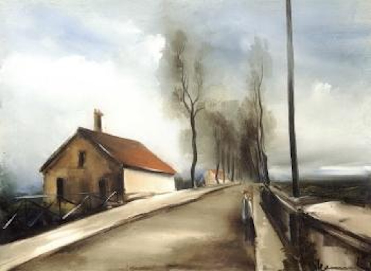 La route de Brezolles by Maurice de Vlaminck
