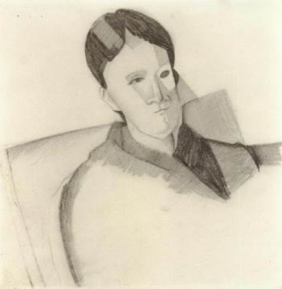 Portrait de Madame Cezanne, d'apres Paul Cezanne by Juan Gris