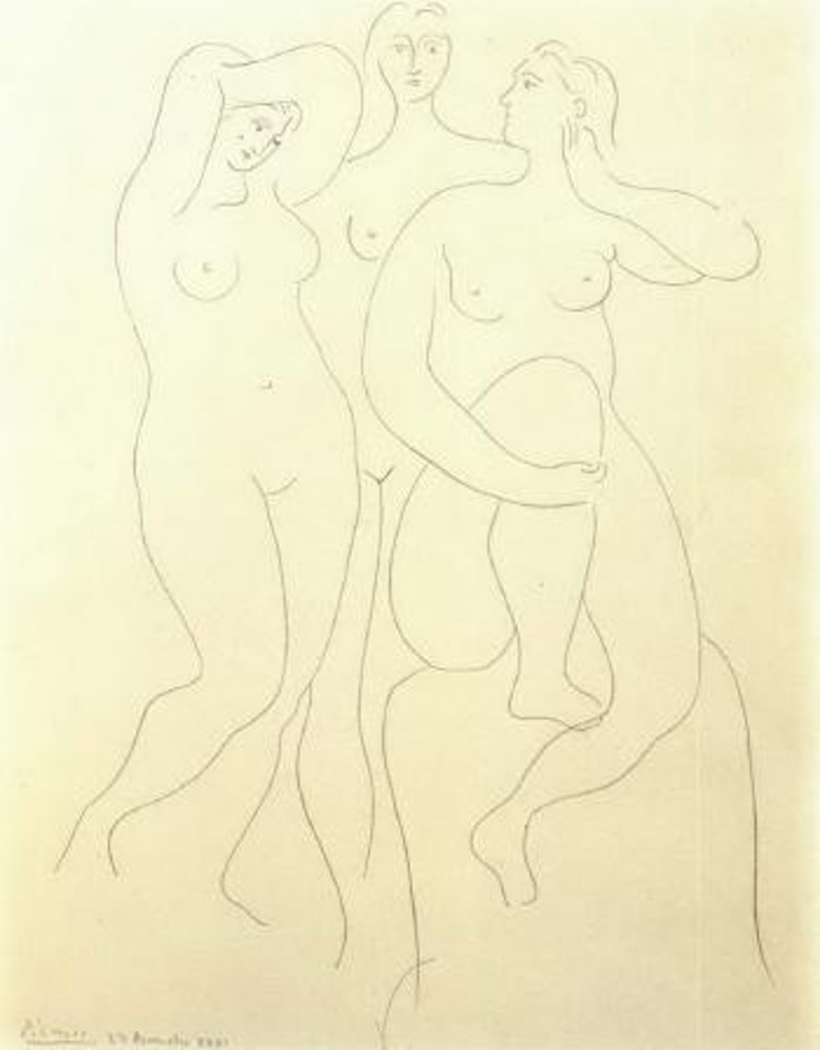 Les Trois Graces by Pablo Picasso