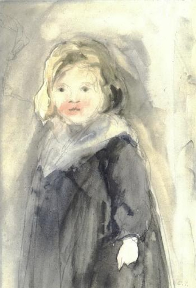 Portrait de Ludovic Rodo, fils de l'artiste by Camille Pissarro