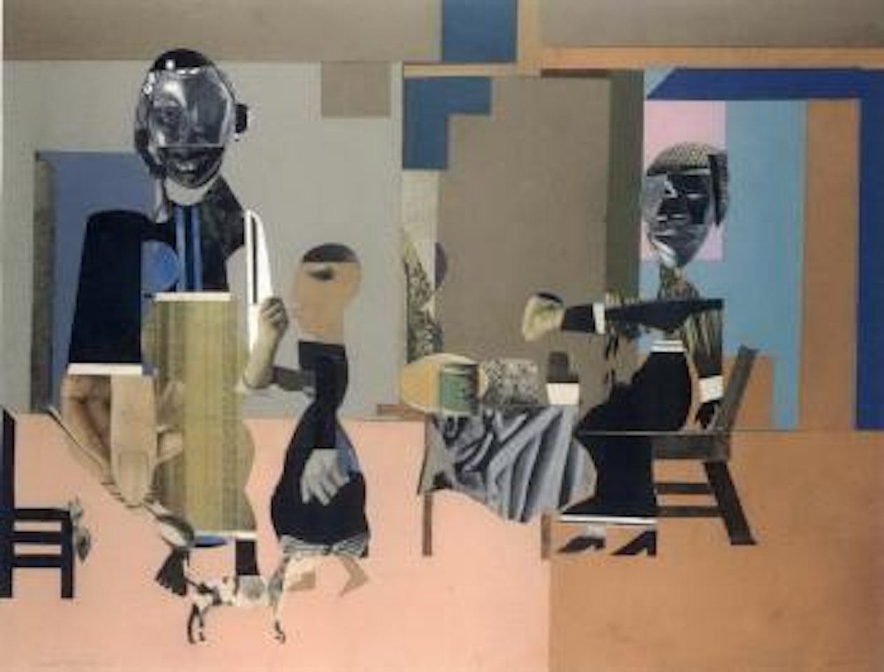 Illusionists at 4 pm by Romare Bearden