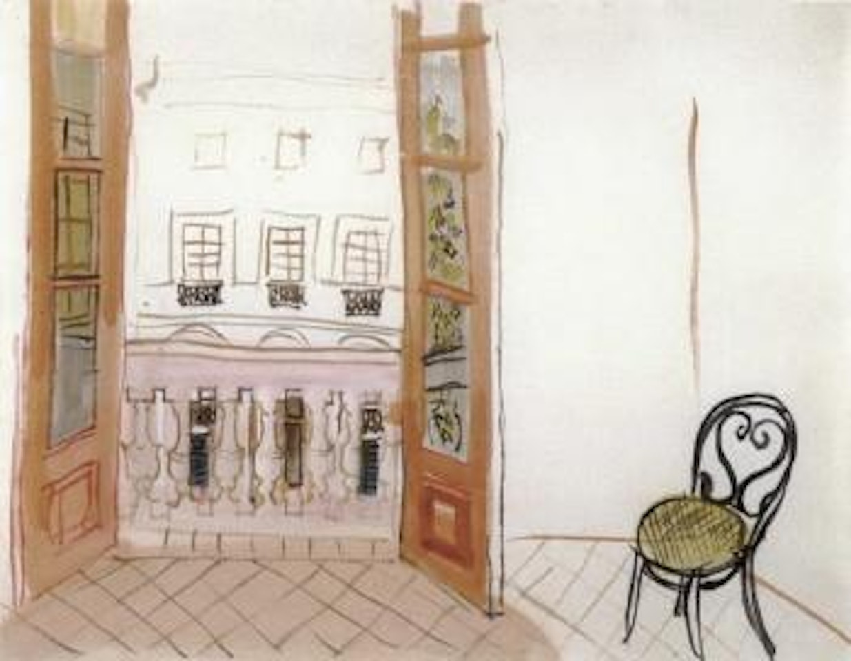 Interieur a Caldas de Montbuy by Raoul Dufy