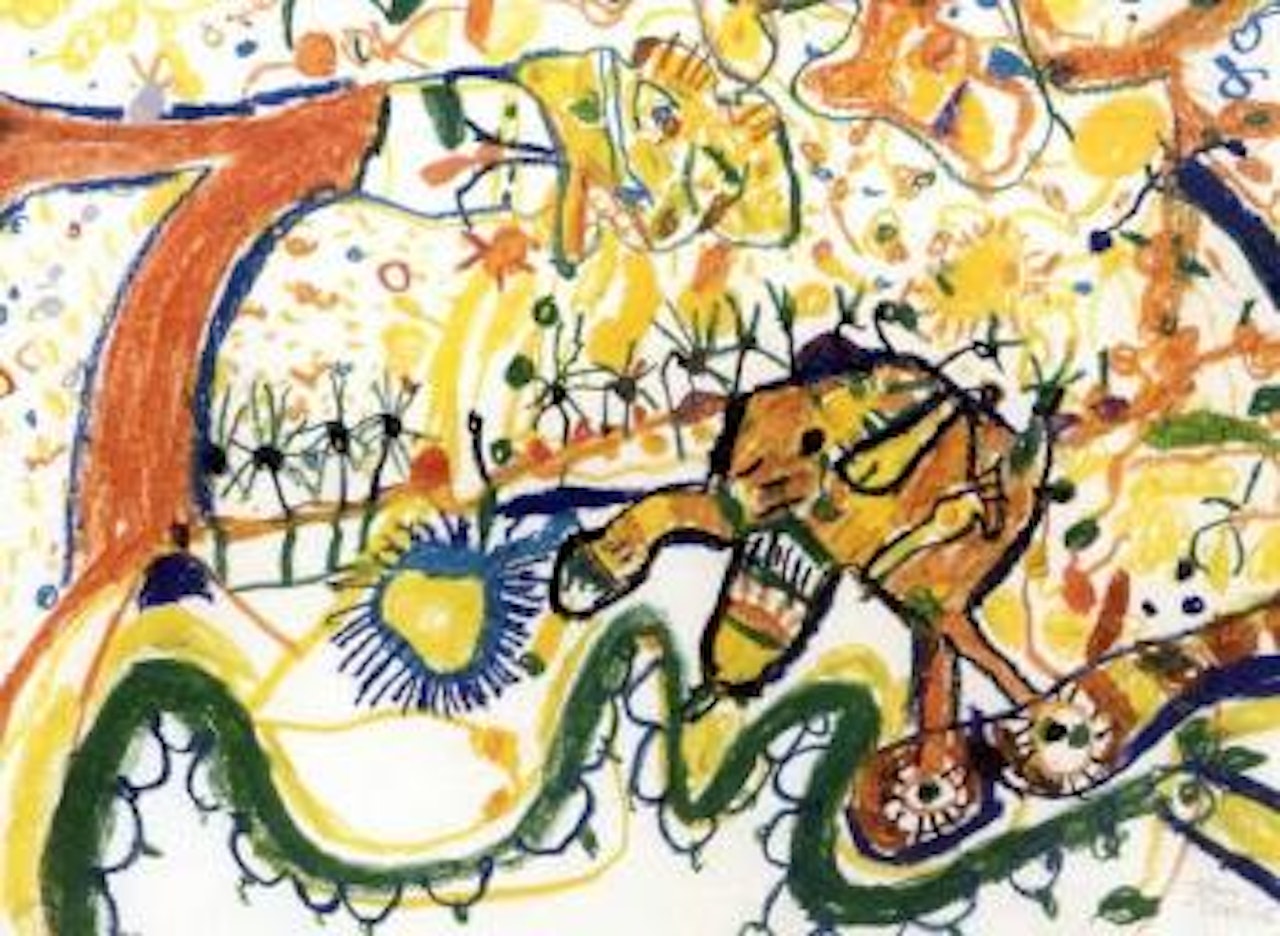 Portuguese man o'war by John Olsen