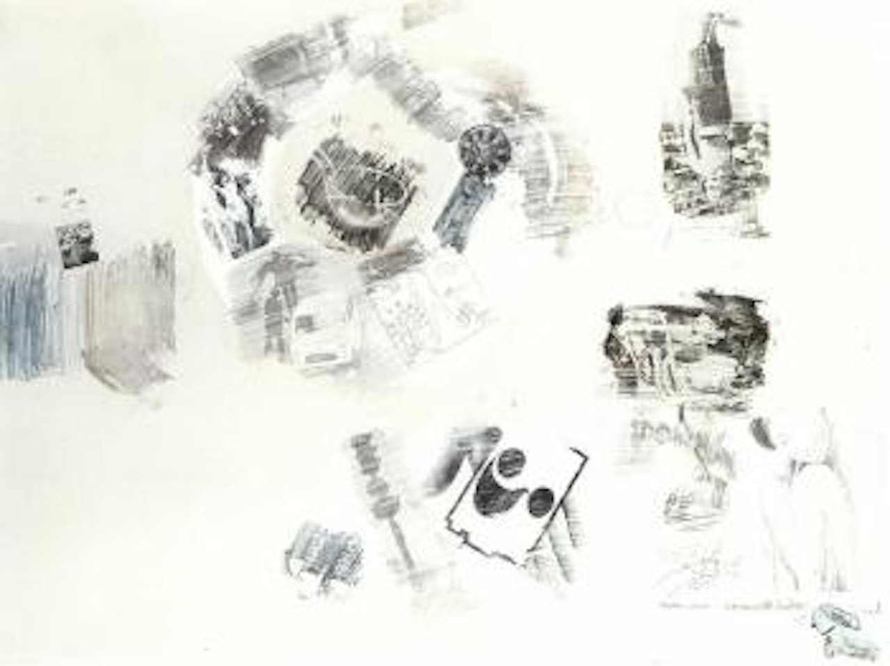 Red virgin by Robert Rauschenberg