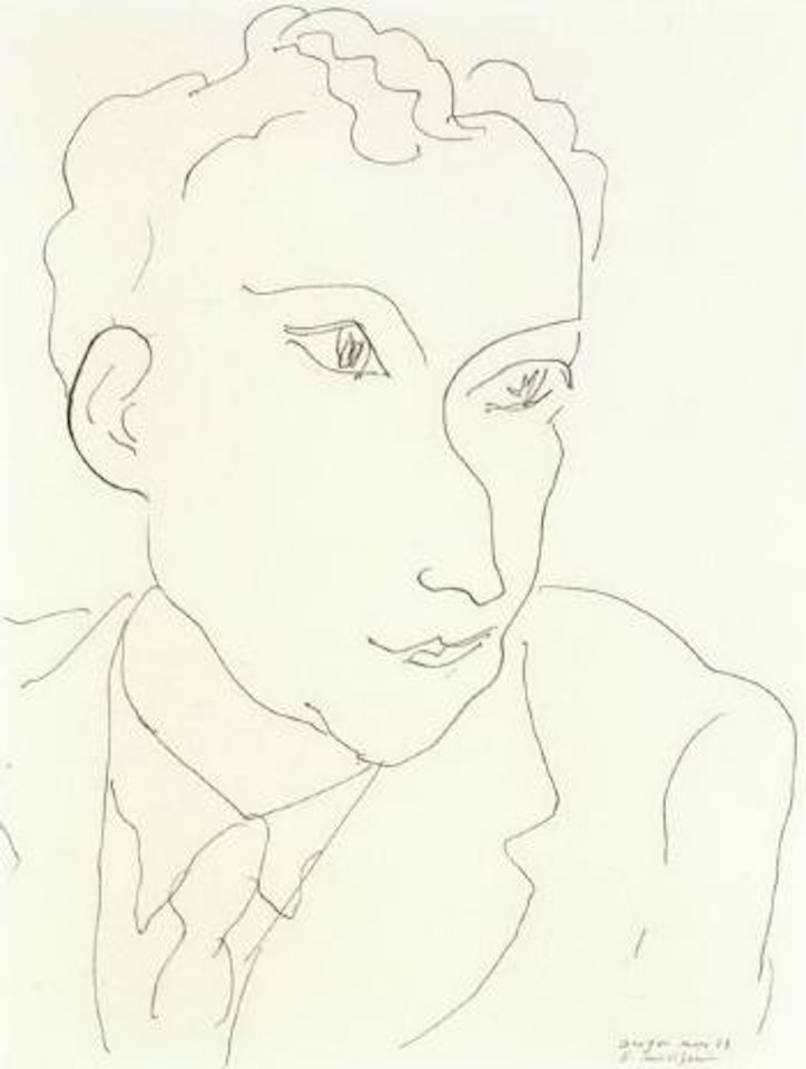 Portrait de Louis Aragon by Henri Matisse