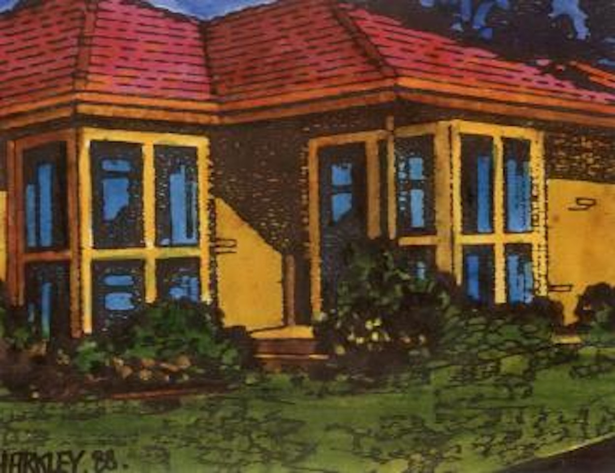Western suburbs by Howard Arkley