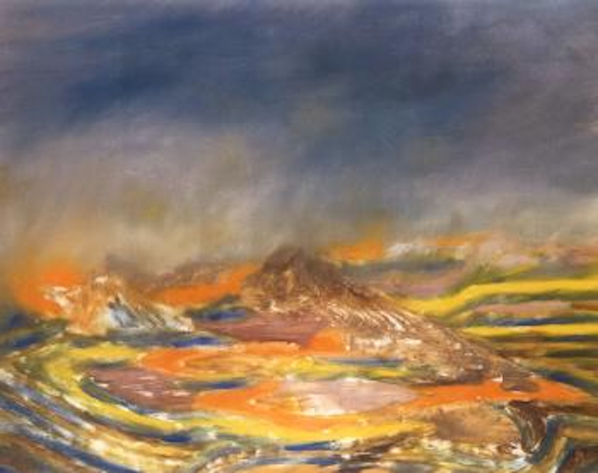 African landscape by Sidney Nolan