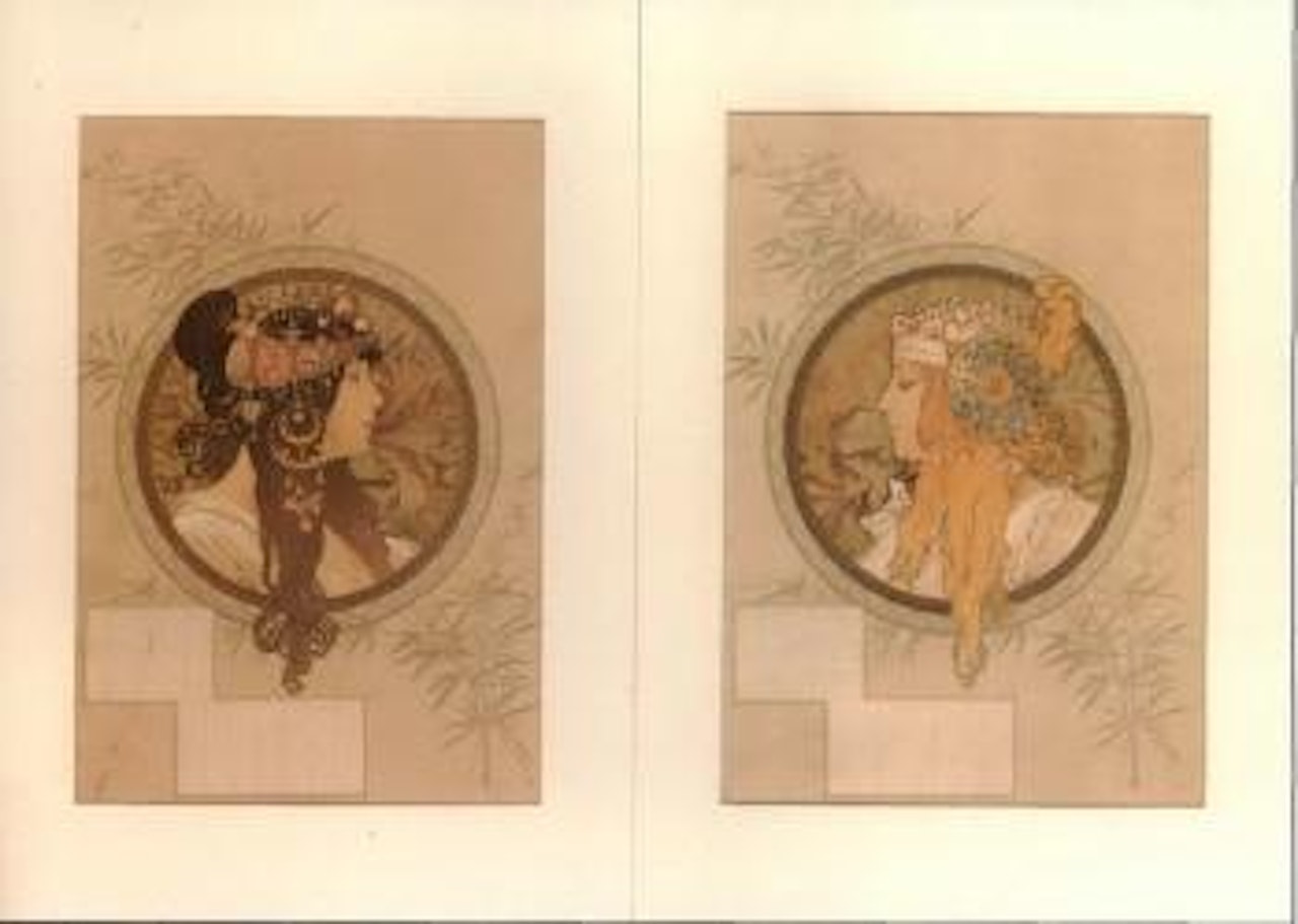 Byzantine heads by Alphonse Mucha
