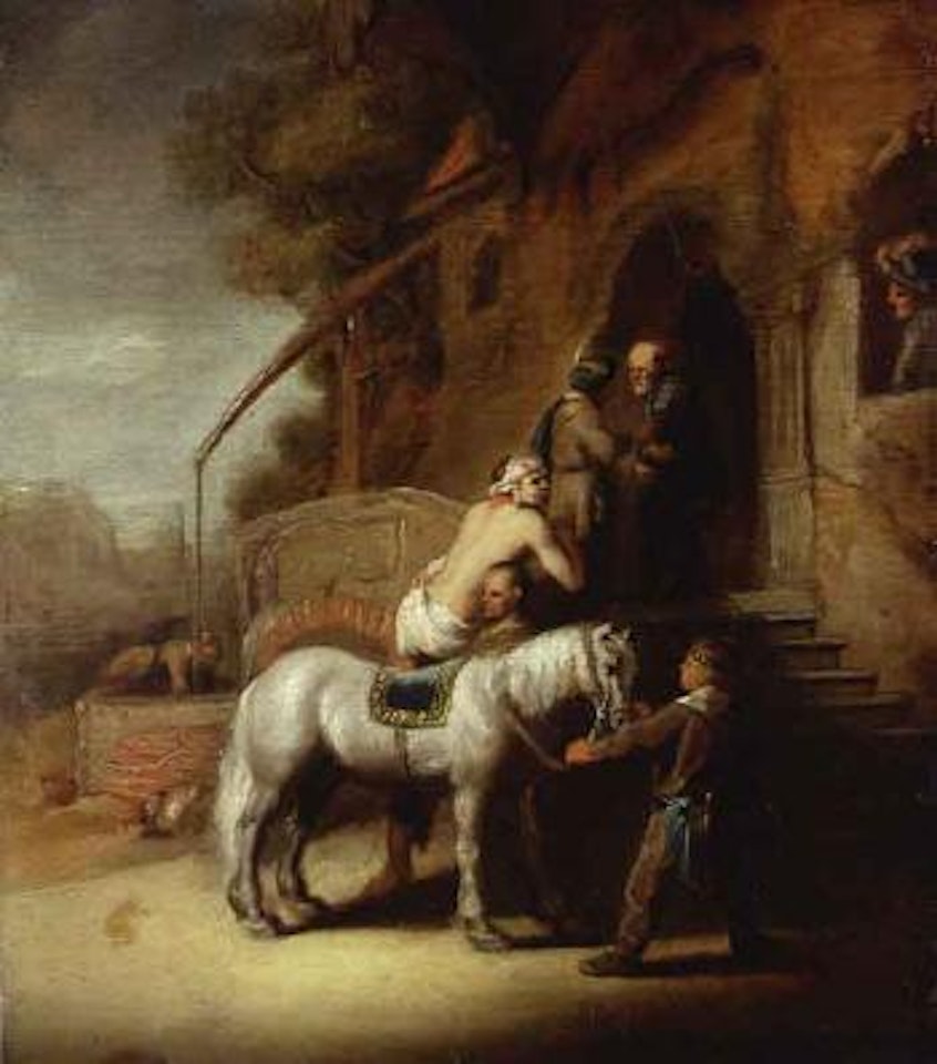 Good Samaritan by Attributed to Rembrandt Harmensz van Rijn