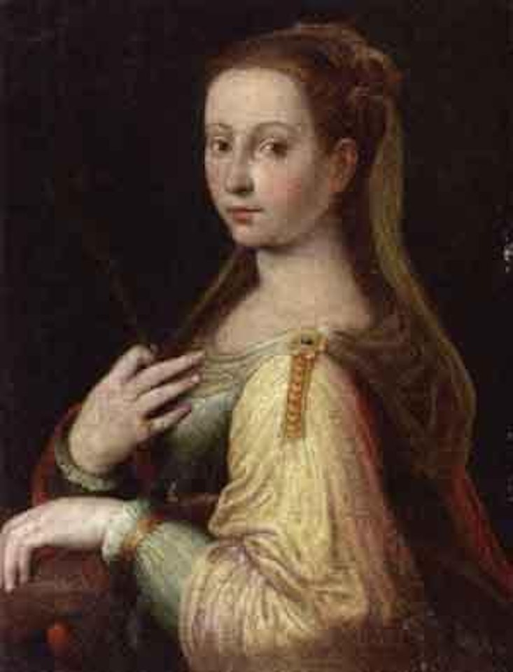 Saint Catherine of Alexandria by Francesco Salviati