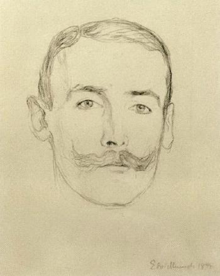 Portrait of Harry Graf Kessler by Edvard Munch