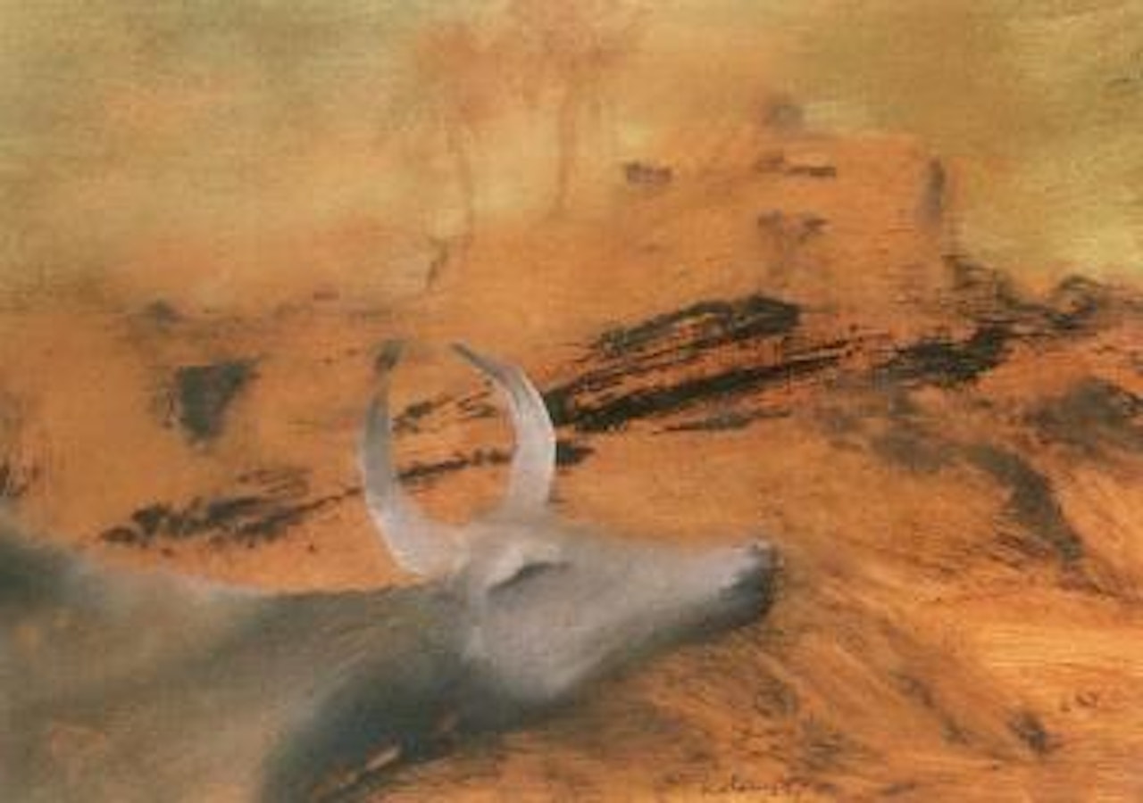 Water buffalo by Sidney Nolan