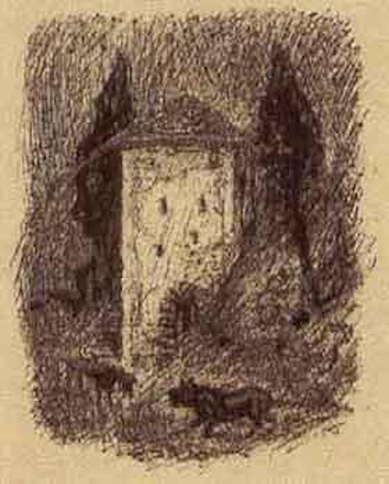 Old tower by Alfred Kubin
