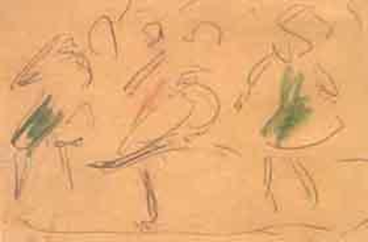 Three dancers by Ernst Ludwig Kirchner