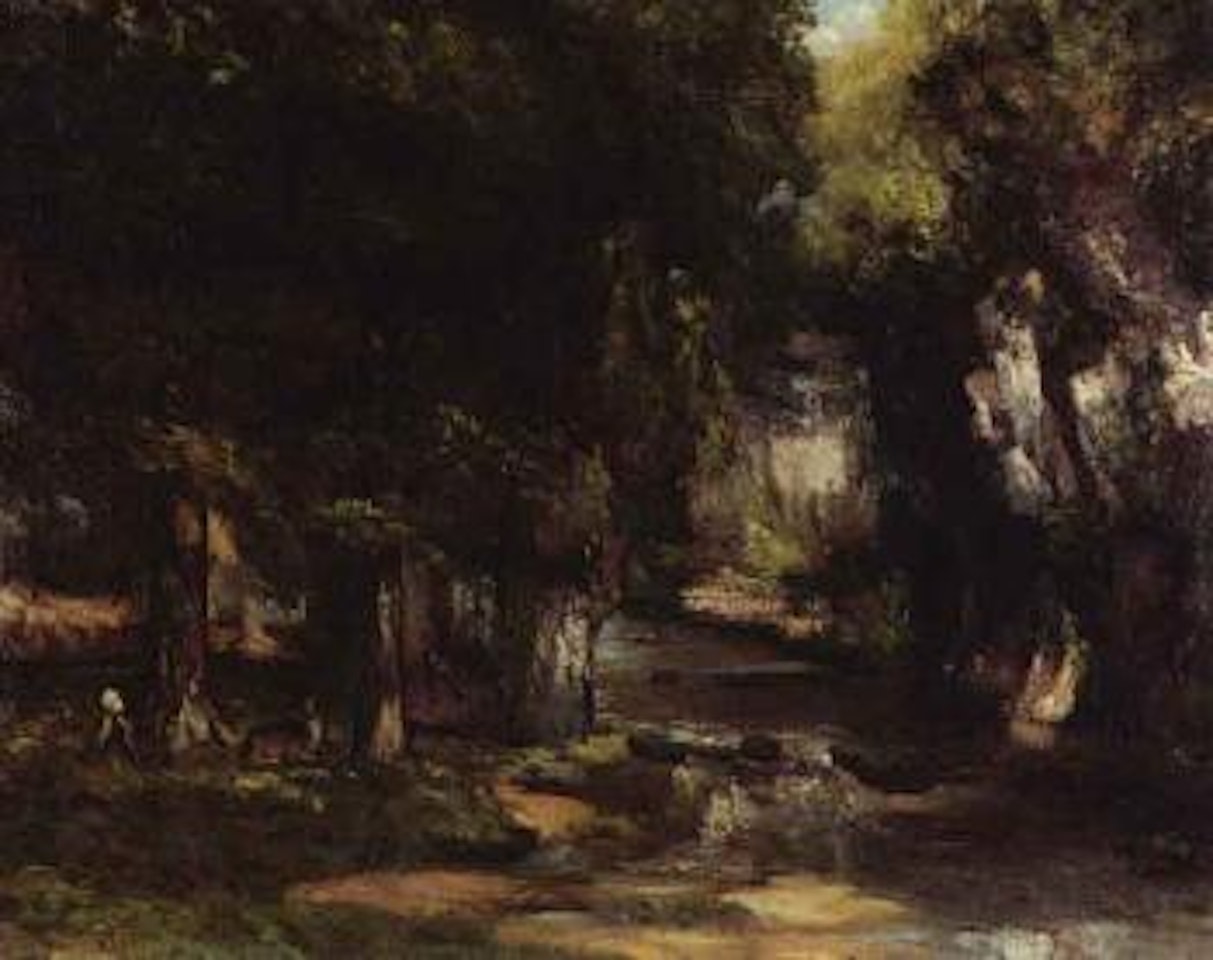 La remise des chevreuils by Gustave Courbet