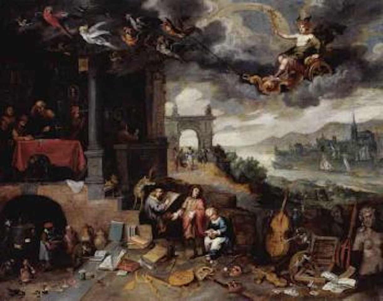 Allegory of a mixed world by Jan Brueghel the Younger
