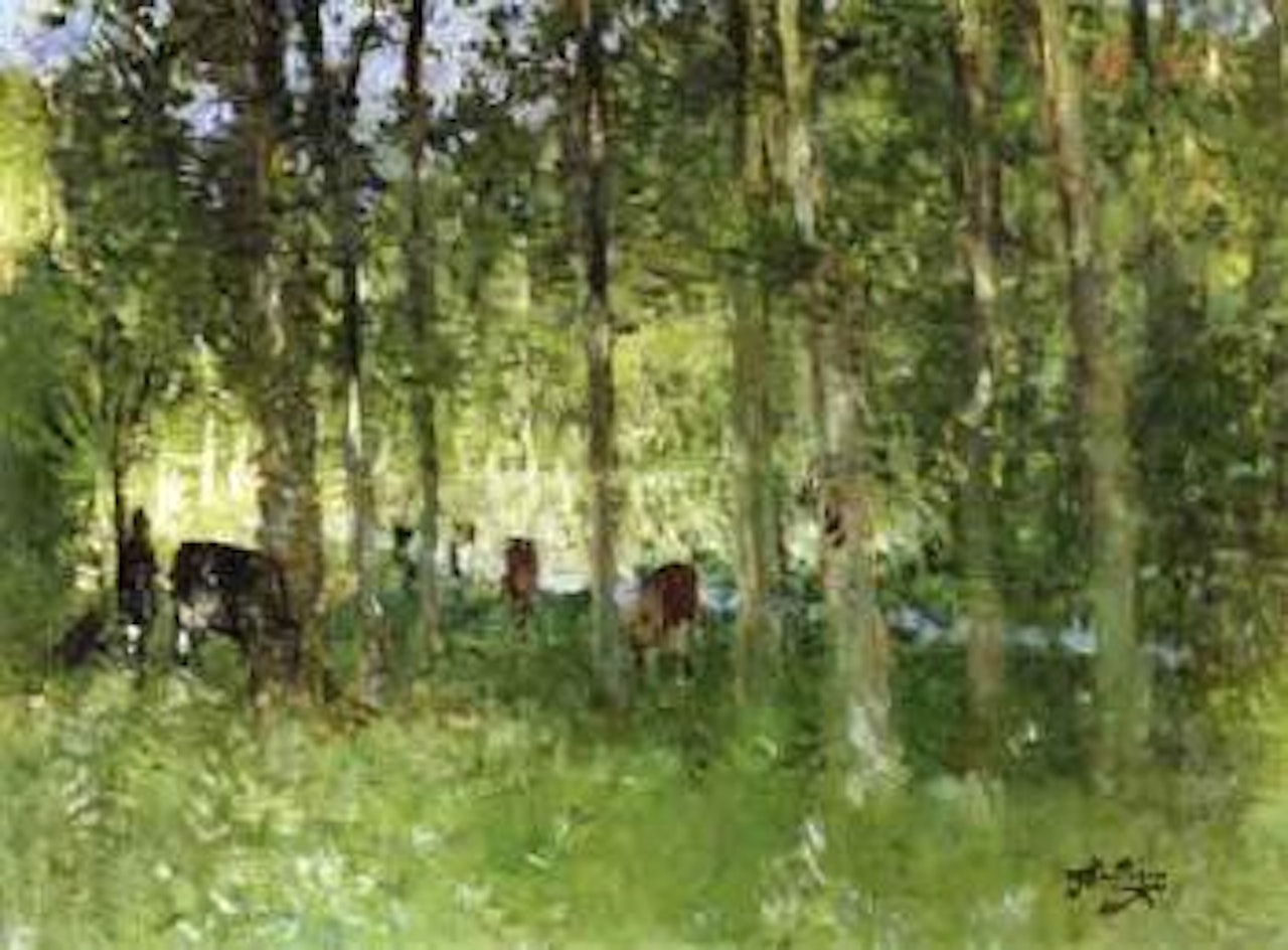 Paysage by Pierre Eugène Montezin
