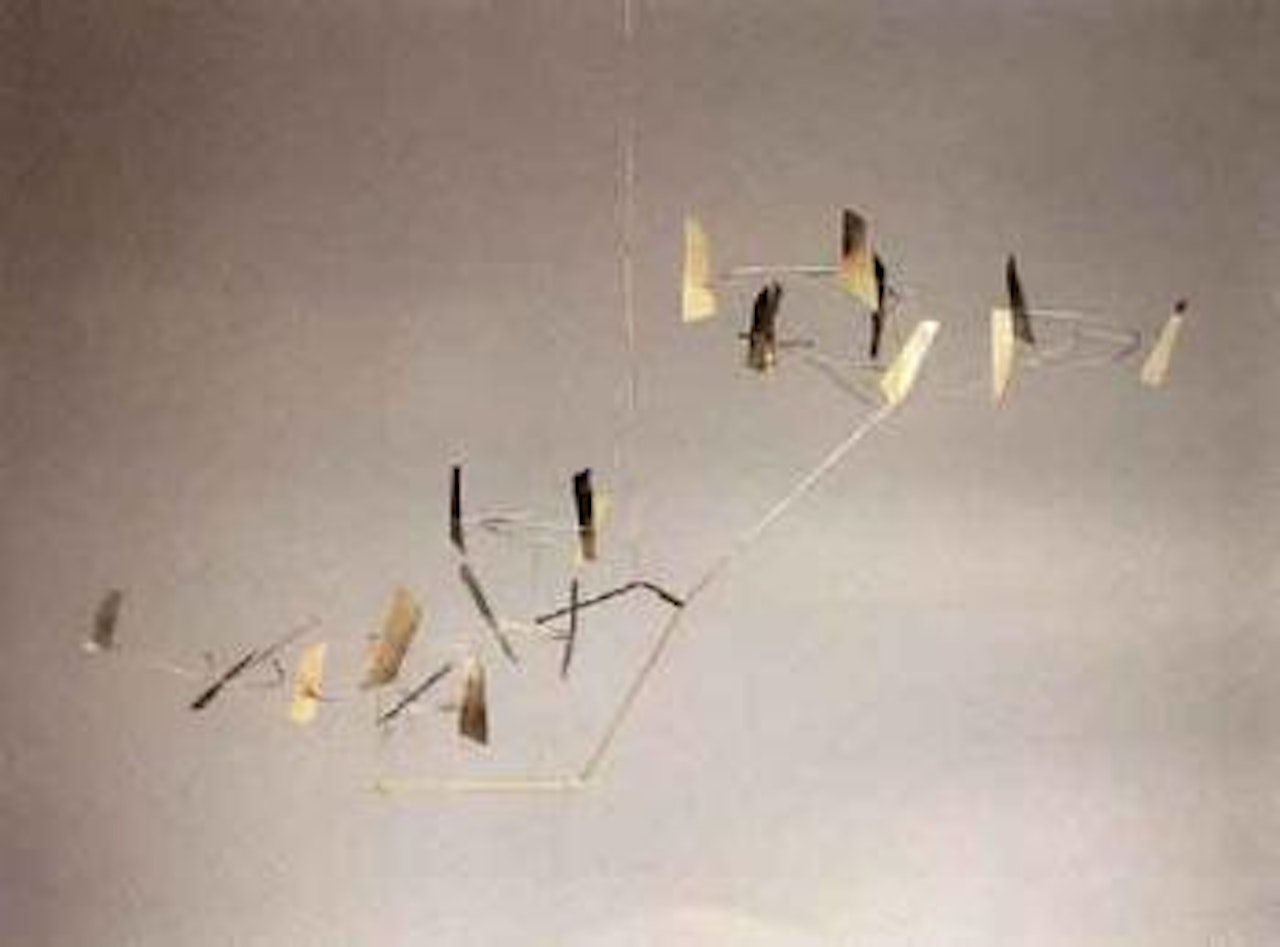 Seven rotors hanging by George Rickey