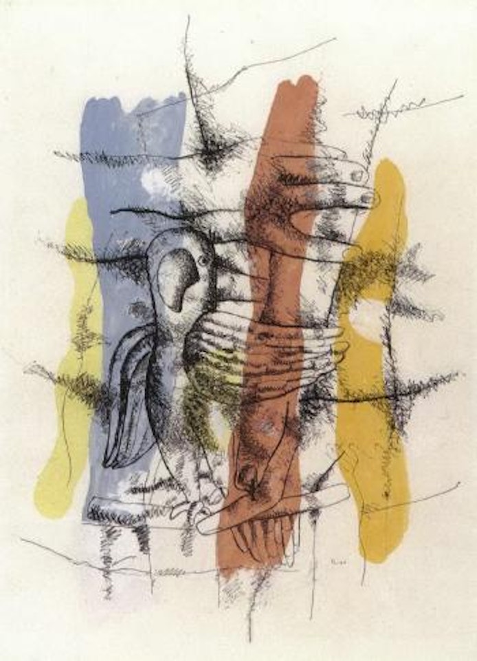 Composition au perroquet by Fernand Leger