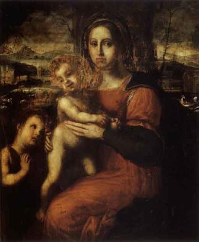 Madonna and Child with Infant St John by Italian School