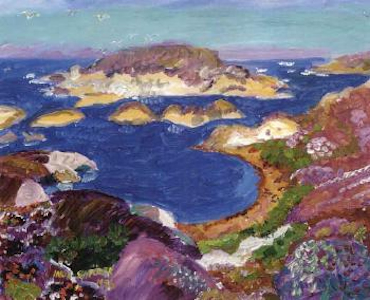 Summer flowers in bay, Koster by Inge Schiöler