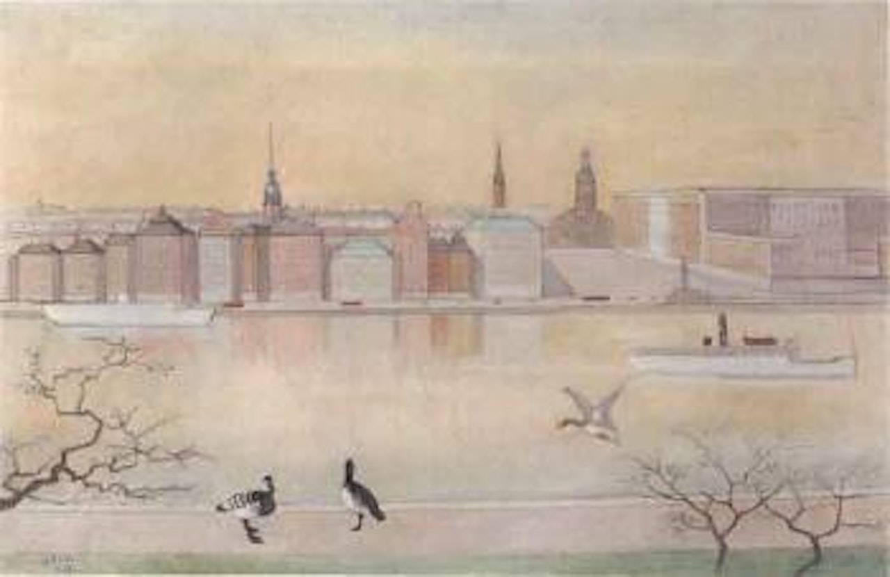 View from Skeppsholmen by Einar Jolin