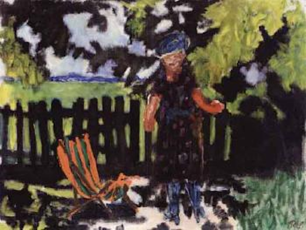 In the garden by Ragnar Sandberg