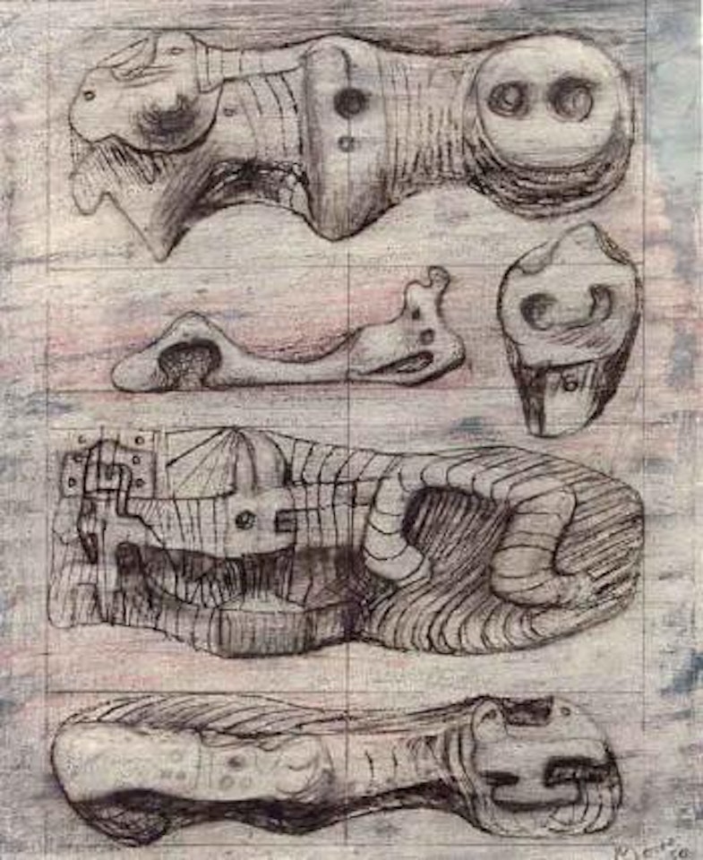 Ideas for sculpture by Henry Moore