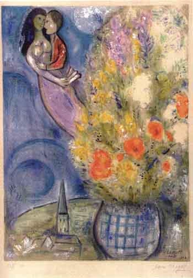 Les cocquelicots by Marc Chagall