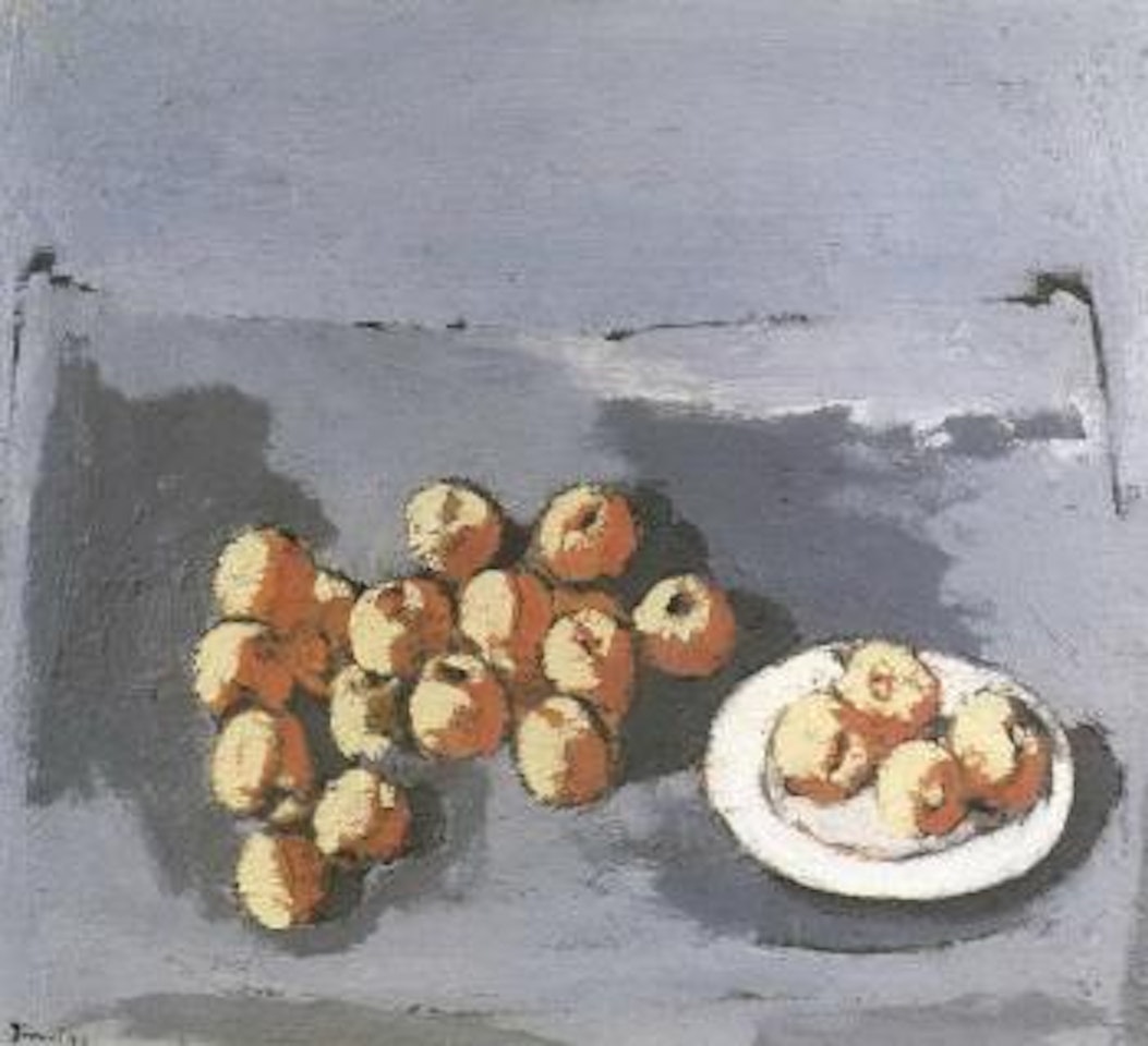 Il cancello rosso by Antonio Calderara
