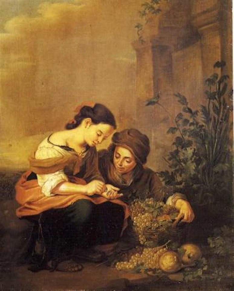 Grape sellers by Bartolomé Esteban Murillo