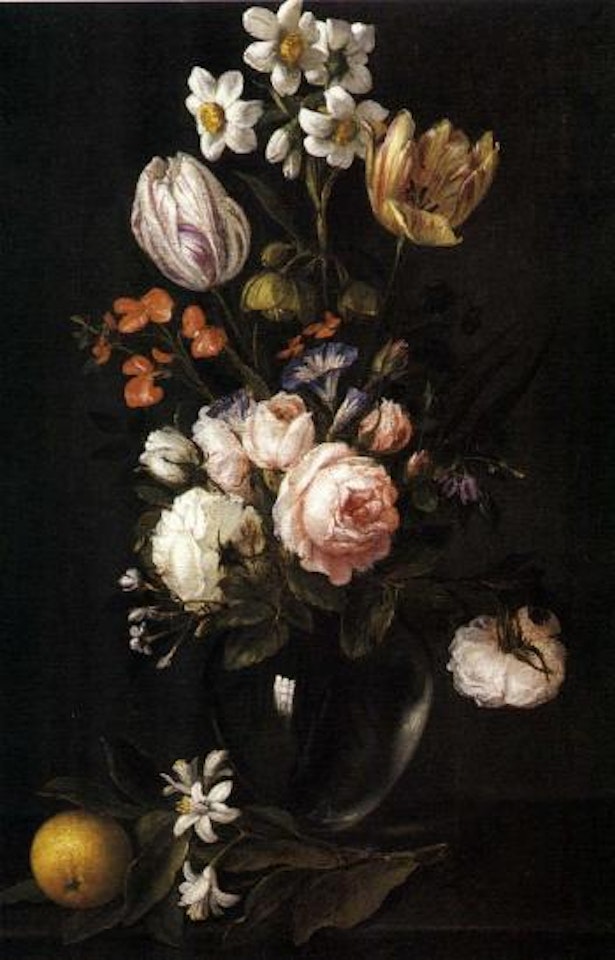 Vase of flowers by Flemish School
