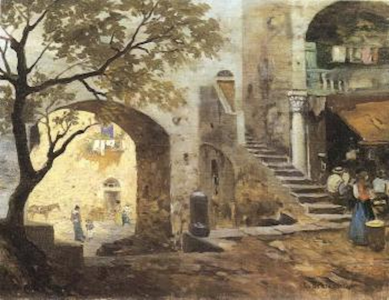 Country scene by Carlo Brancaccio