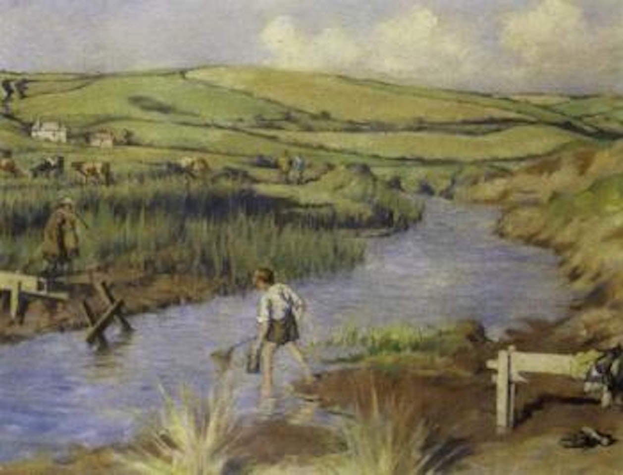 Fishing for tiddlers by Stanhope Alexander Forbes