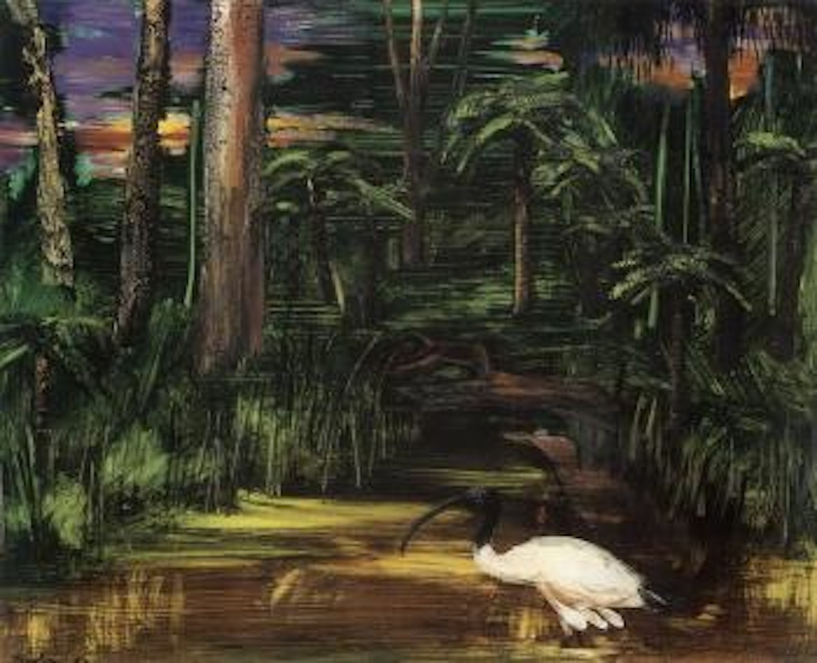Ibis in Gippsland Forest by Albert Tucker