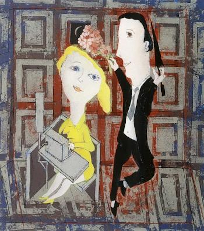 Executive in love by Andrew Sibley