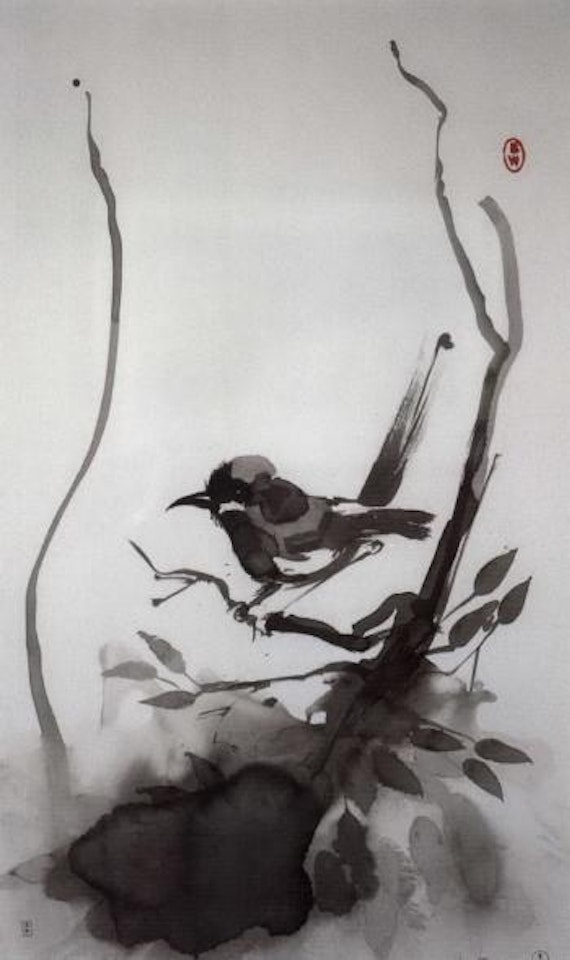 Blue wren by Brett Whiteley