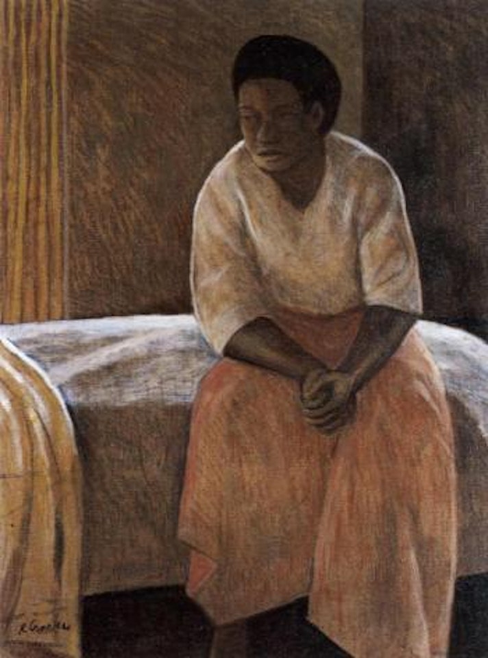 Seated islander by Ray Austin Crooke