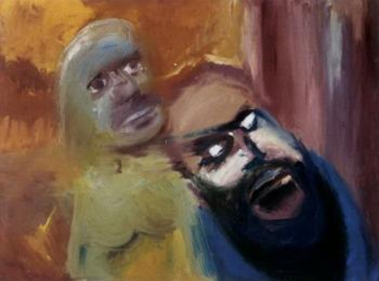 Kelly and mother by Sidney Nolan