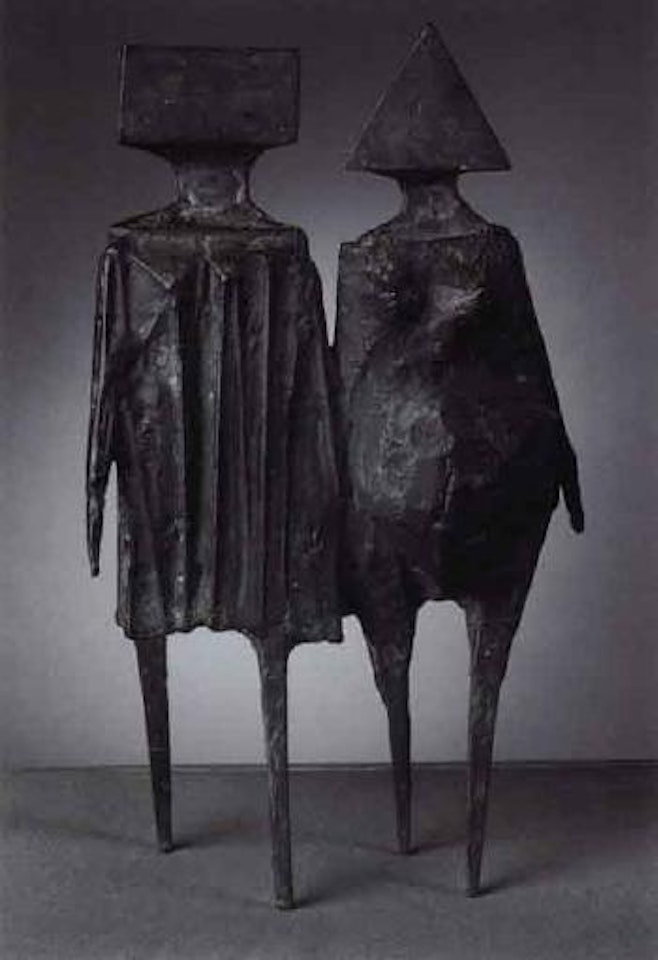 Walking couple by Lynn Chadwick