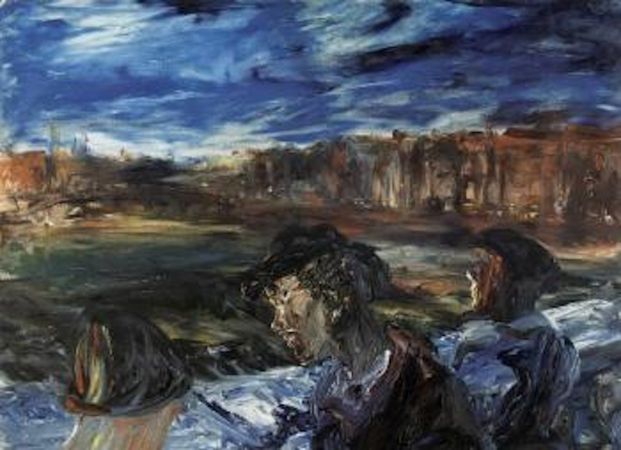 Bridge in city by Jack Butler Yeats