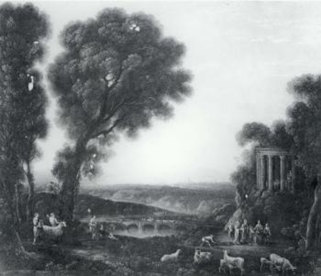 Sacrifice of Psyche at temple of Apollo by Claude Lorrain