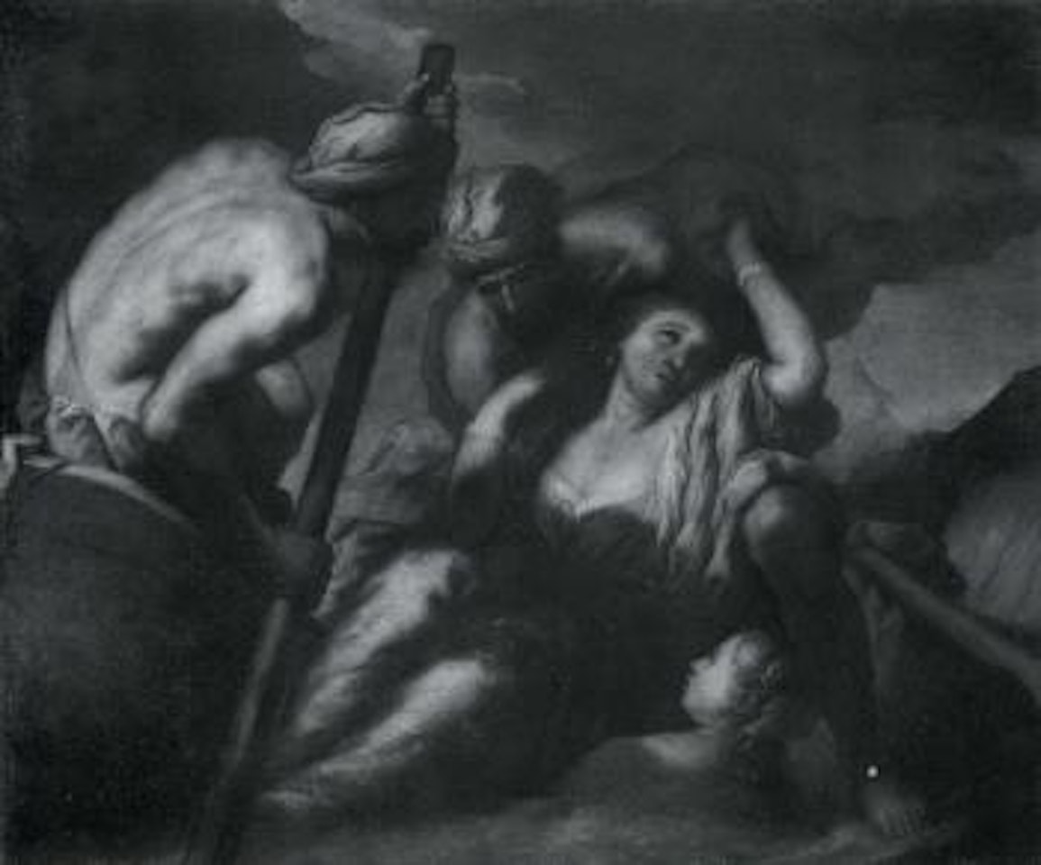 Fishermen rescuing maidens from sea by Antonio Zanchi