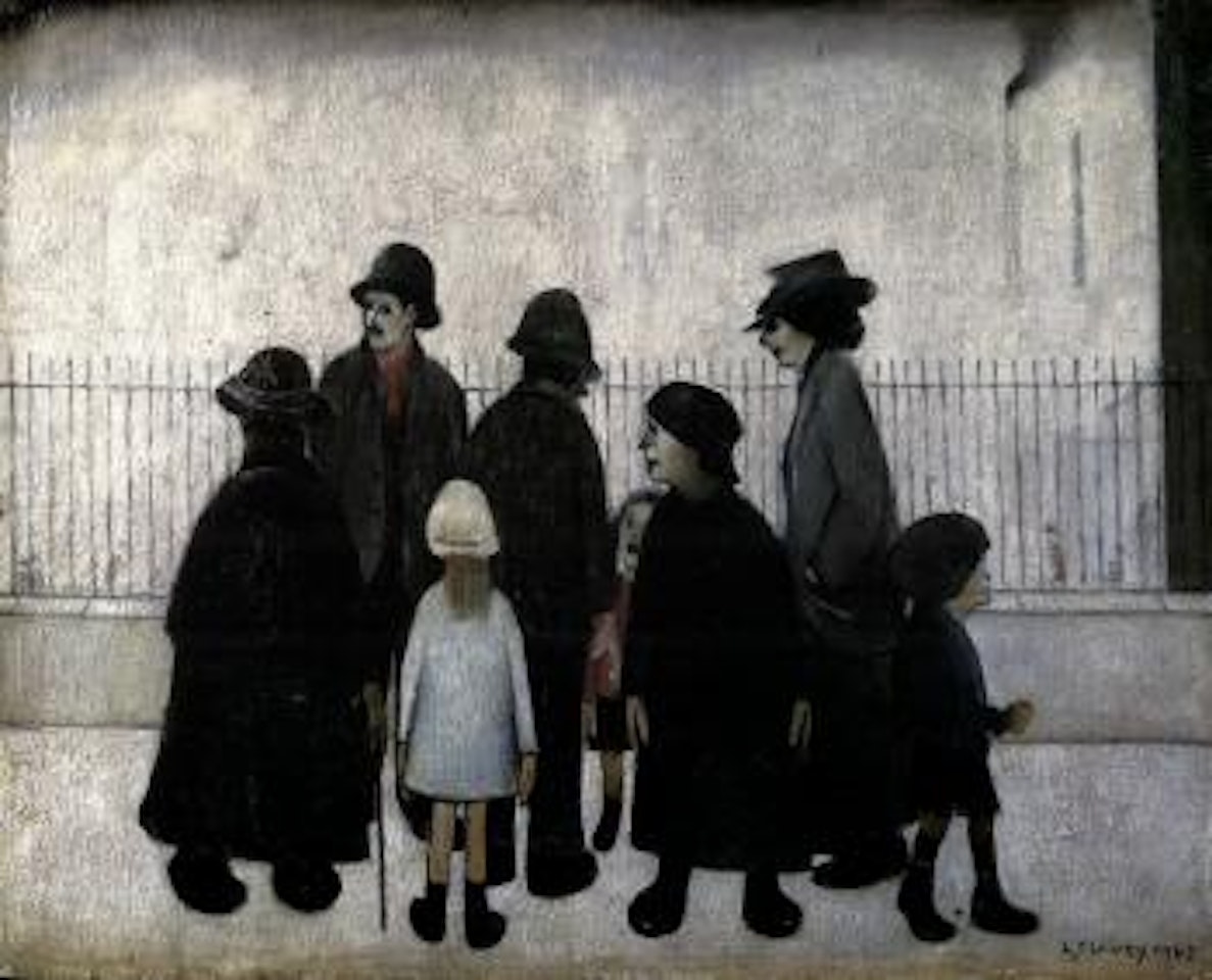 Family group by Laurence Stephen Lowry