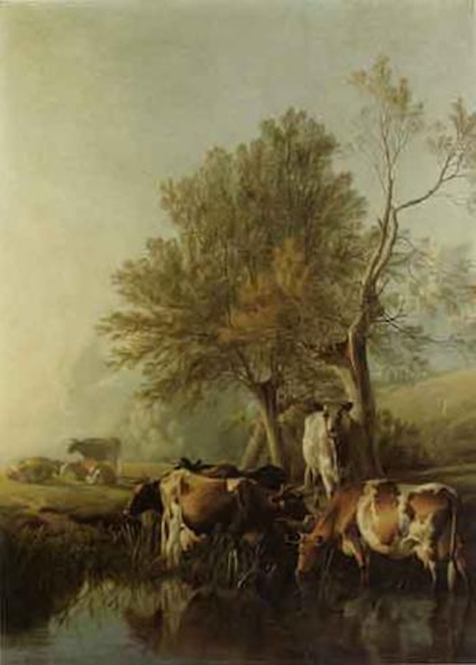 Warm sunny evening by Thomas Sidney Cooper