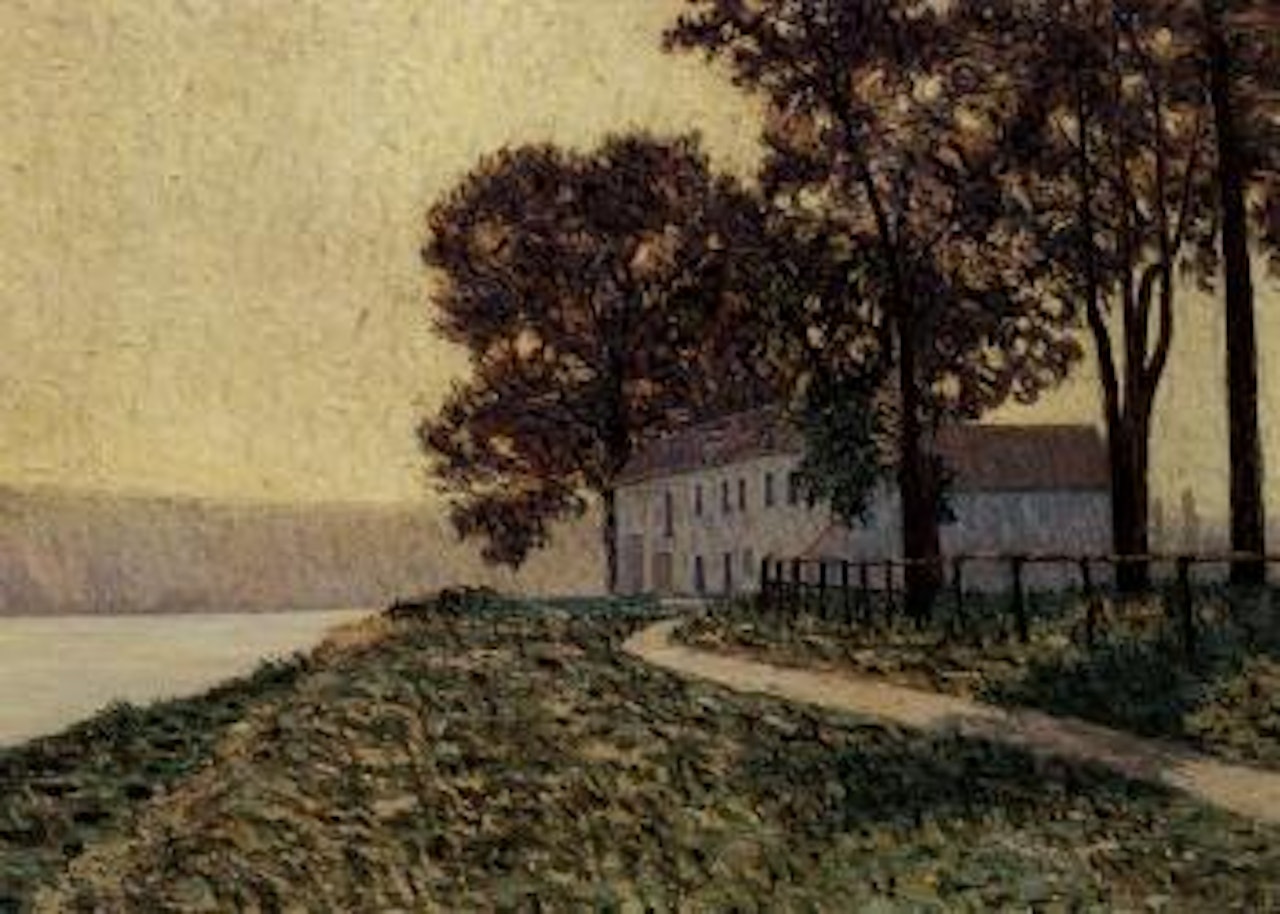 Soleil couchant by Auguste Herbin